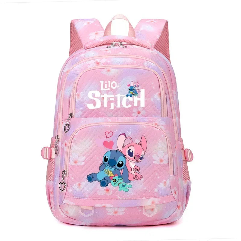 Sac à Dos Stitch Grande Capacité – Léger & Imprimé Anime | Pour Filles & Femmes