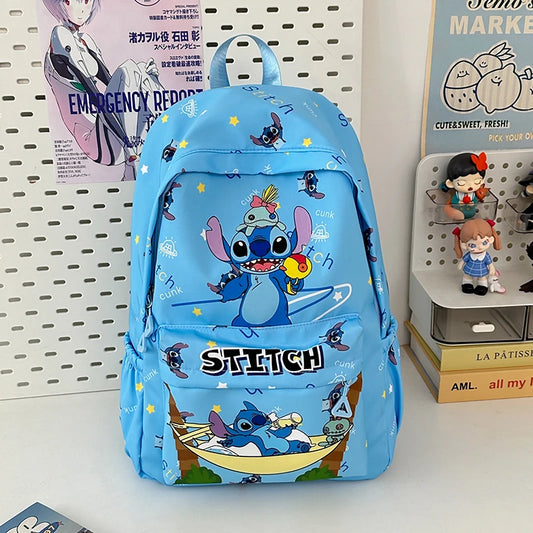 Sac à Dos Cartoon Stitch – Grande Capacité | Léger et Durable en Nylon