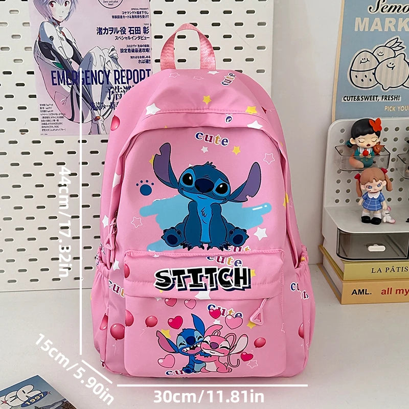 Sac à Dos Cartoon Stitch – Grande Capacité | Léger et Durable en Nylon