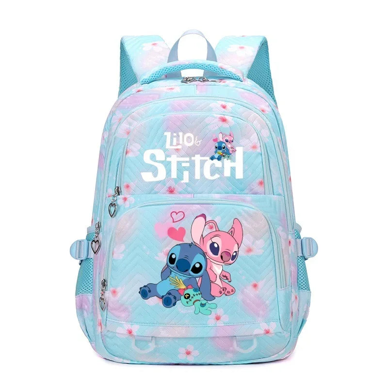 Sac à Dos Stitch Grande Capacité – Léger & Imprimé Anime | Pour Filles & Femmes