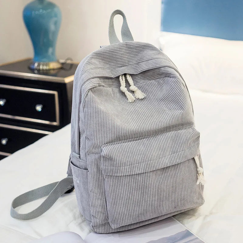 Sac à Dos Enfant Personnalisé – Velours Côtelé Brodé | Rentrée Scolaire, Crèche, Maternelle