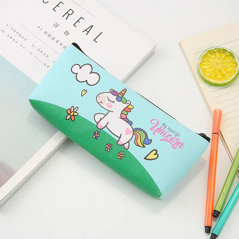 Trousse Licorne Holographique – Effet Laser | Pour Filles et Garçons | Fournitures Scolaires & Cadeau d’Anniversaire