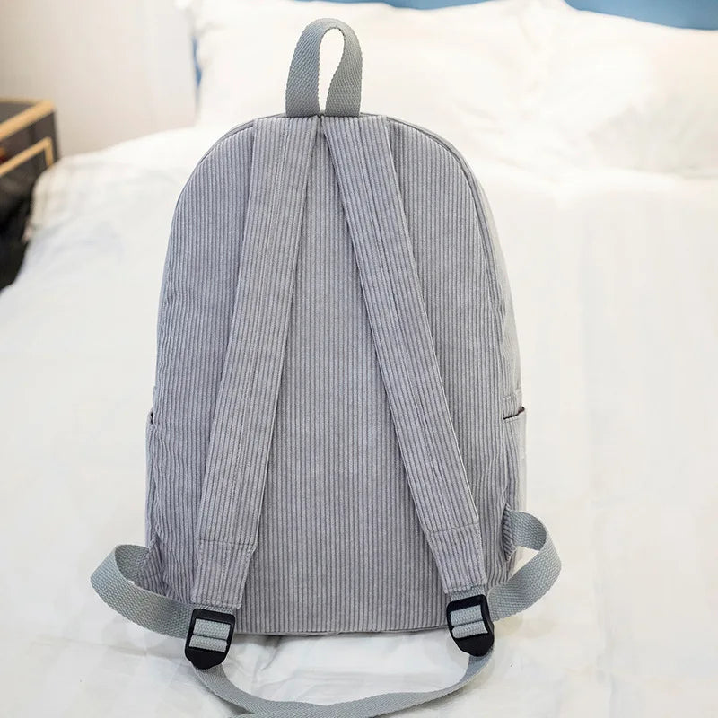 Sac à Dos Enfant Personnalisé – Velours Côtelé Brodé | Rentrée Scolaire, Crèche, Maternelle