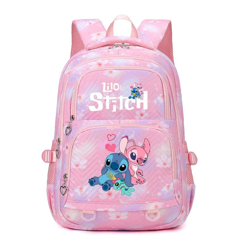 Sac à Dos Stitch Grande Capacité – Léger & Imprimé Anime | Pour Filles & Femmes