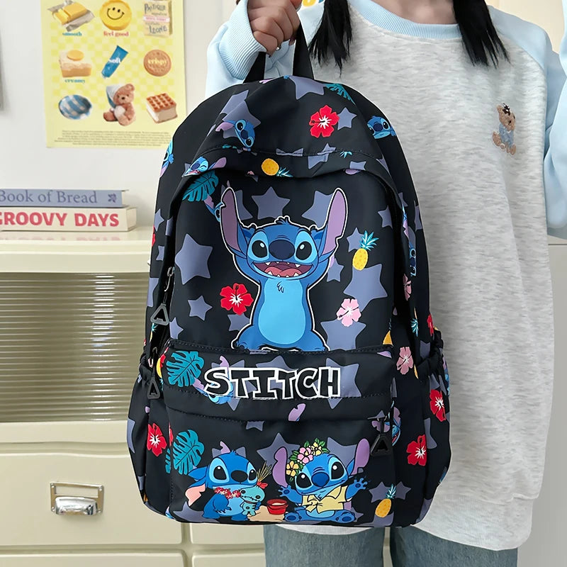 Sac à Dos Cartoon Stitch – Grande Capacité | Léger et Durable en Nylon