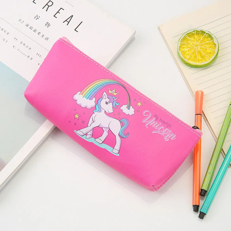 Trousse Licorne Holographique – Effet Laser | Pour Filles et Garçons | Fournitures Scolaires & Cadeau d’Anniversaire