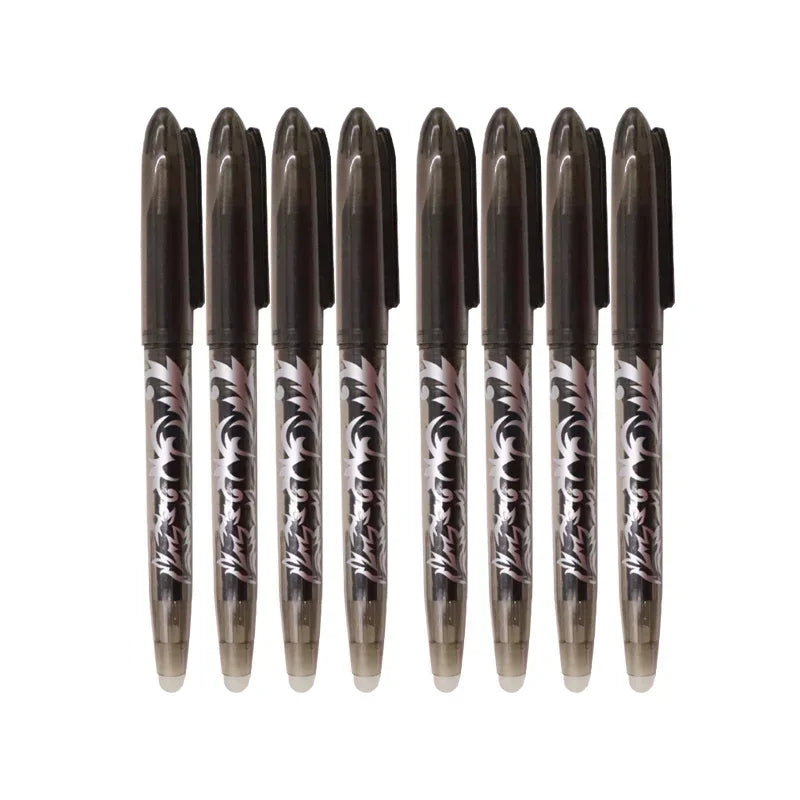 Lot de 4 ou 8 Stylos Gel Effaçables – Pointe 0,5 mm | Couleurs Vives pour Écriture, Dessin et Peinture