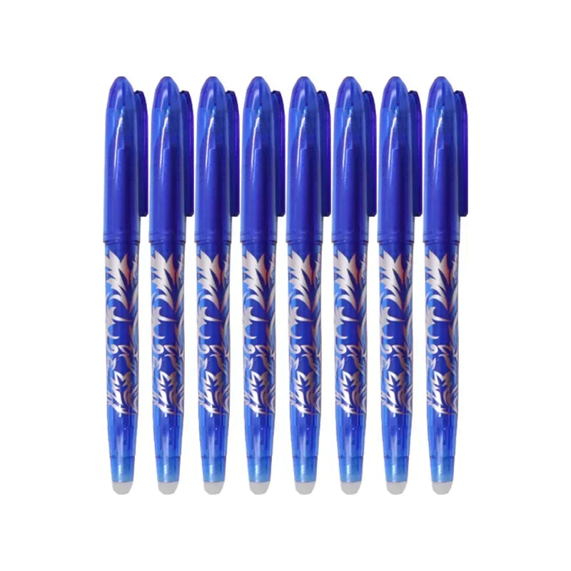 Lot de 4 ou 8 Stylos Gel Effaçables – Pointe 0,5 mm | Couleurs Vives pour Écriture, Dessin et Peinture