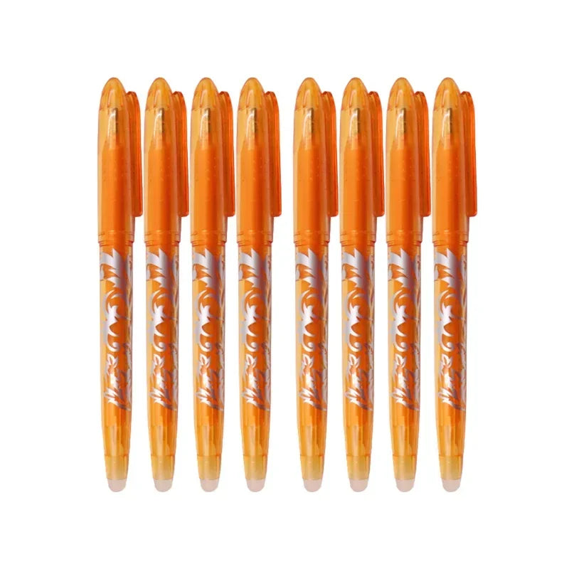 Lot de 4 ou 8 Stylos Gel Effaçables – Pointe 0,5 mm | Couleurs Vives pour Écriture, Dessin et Peinture