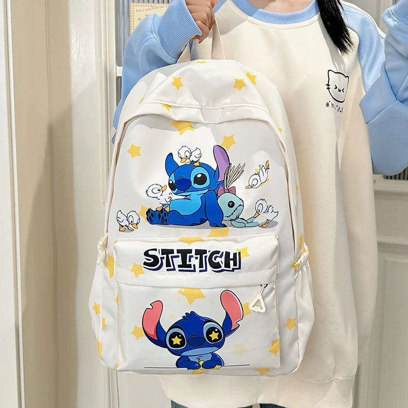 Sac à Dos Cartoon Stitch – Grande Capacité | Léger et Durable en Nylon