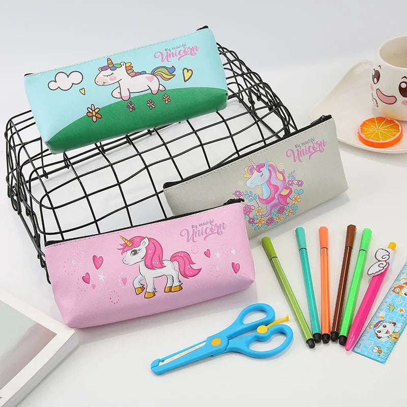 Trousse Licorne Holographique – Effet Laser | Pour Filles et Garçons | Fournitures Scolaires & Cadeau d’Anniversaire