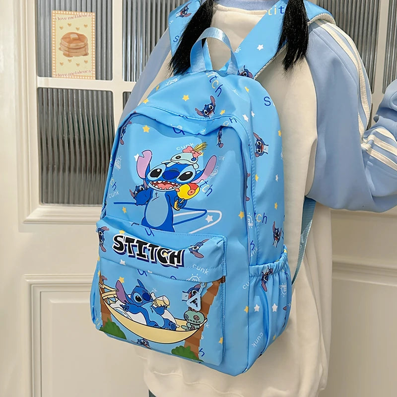Sac à Dos Cartoon Stitch – Grande Capacité | Léger et Durable en Nylon