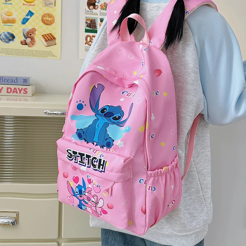 Sac à Dos Cartoon Stitch – Grande Capacité | Léger et Durable en Nylon