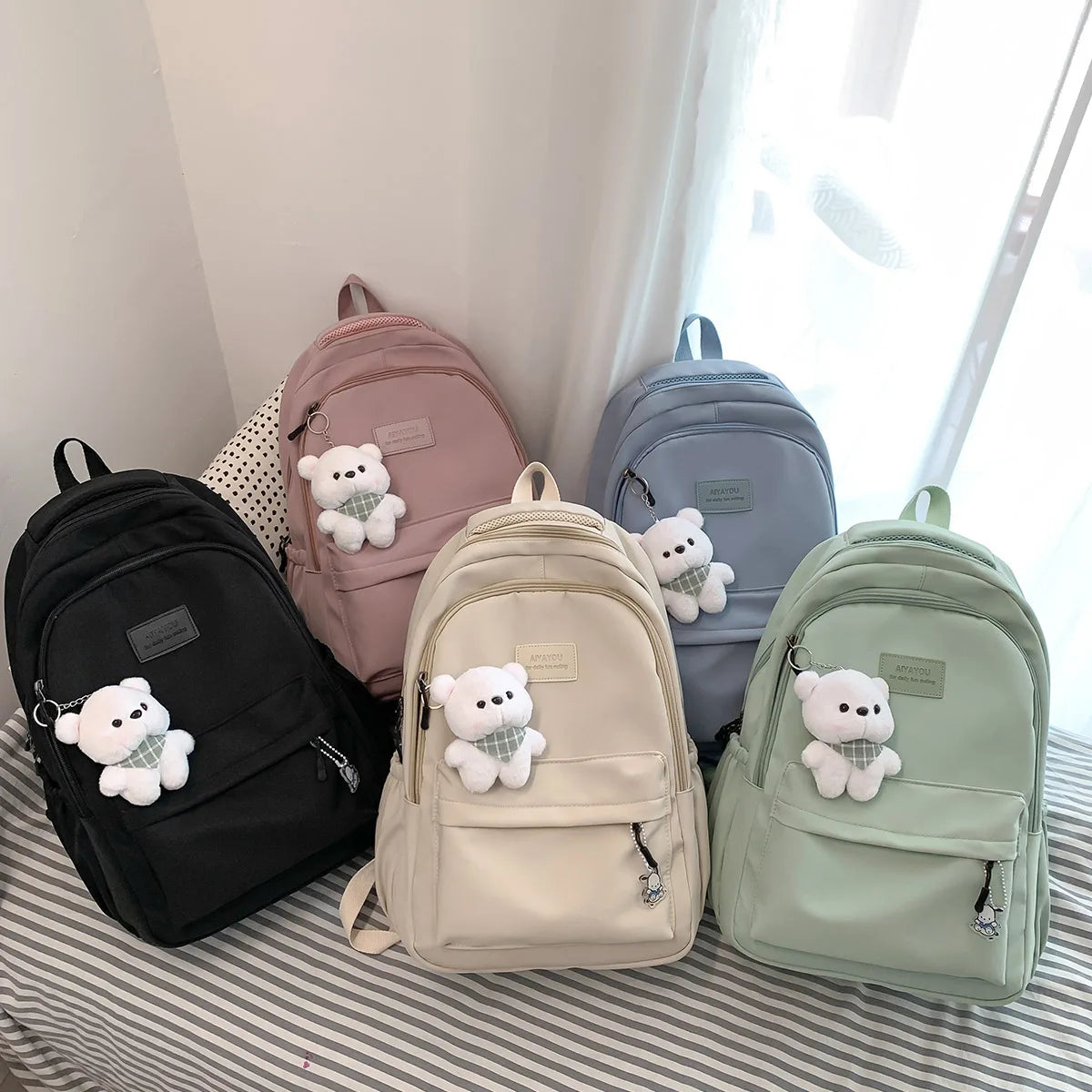 Sac à Dos Mixte Tendance – Grande Capacité Imperméable | Étudiants, Voyage & Ordinateur Portable