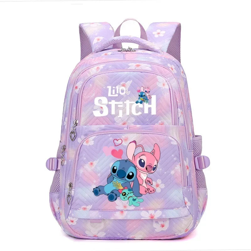 Sac à Dos Stitch Grande Capacité – Léger & Imprimé Anime | Pour Filles & Femmes