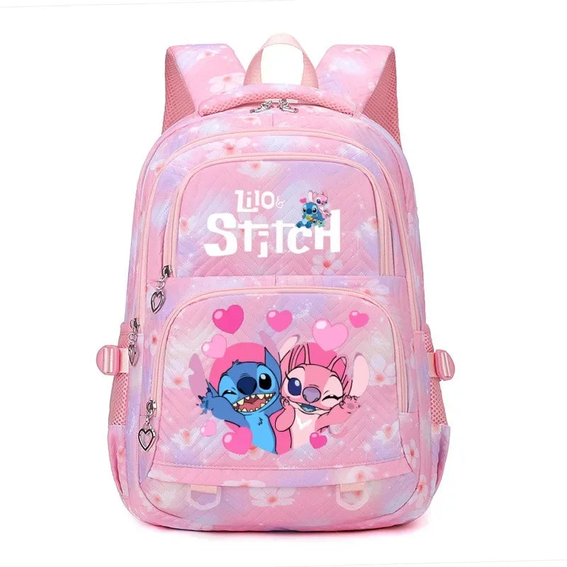 Sac à Dos Stitch Grande Capacité – Léger & Imprimé Anime | Pour Filles & Femmes