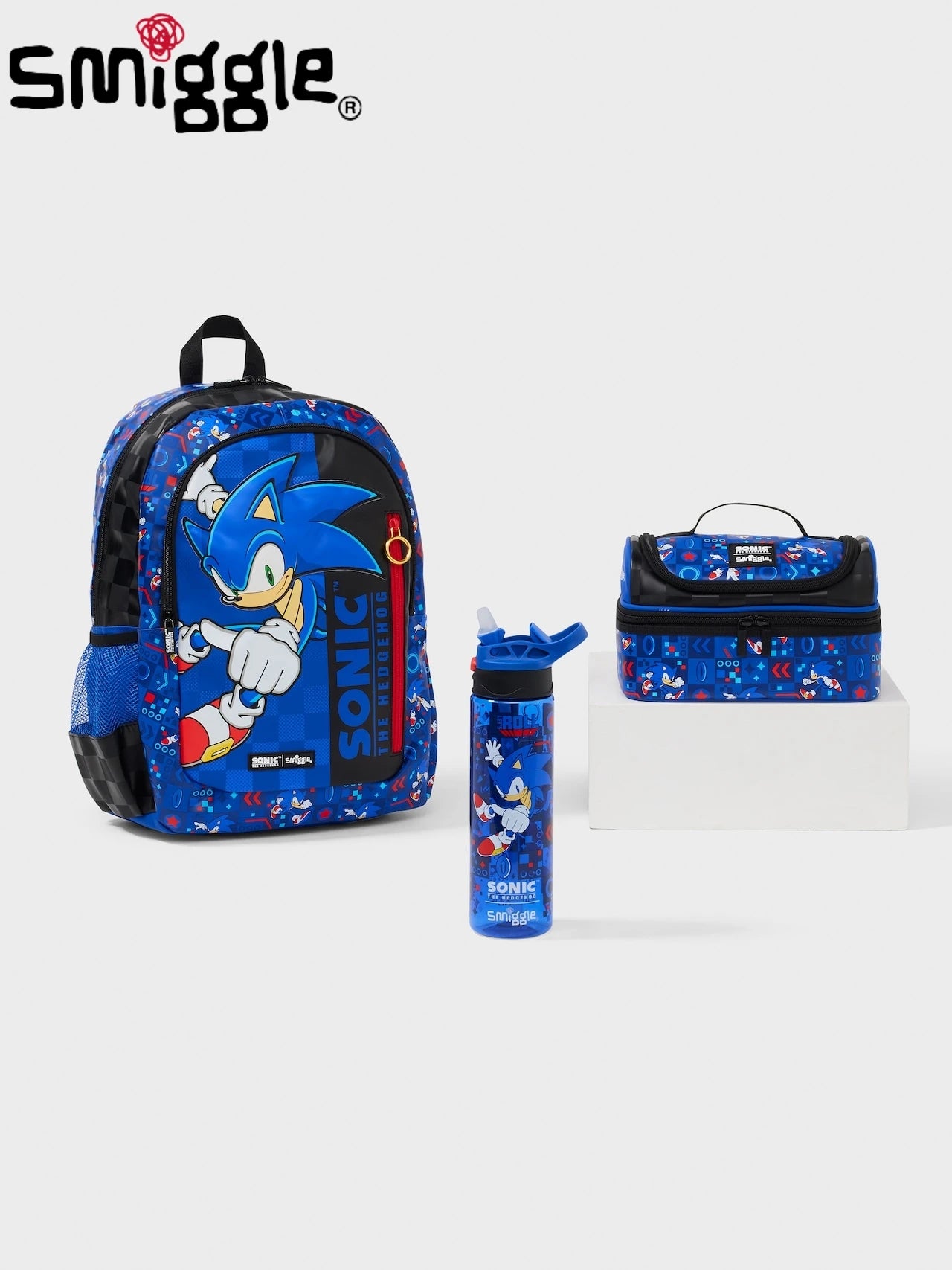 Sac à Dos Smiggle Sonic – Série Cartoon | Édition Enfants / Écoliers