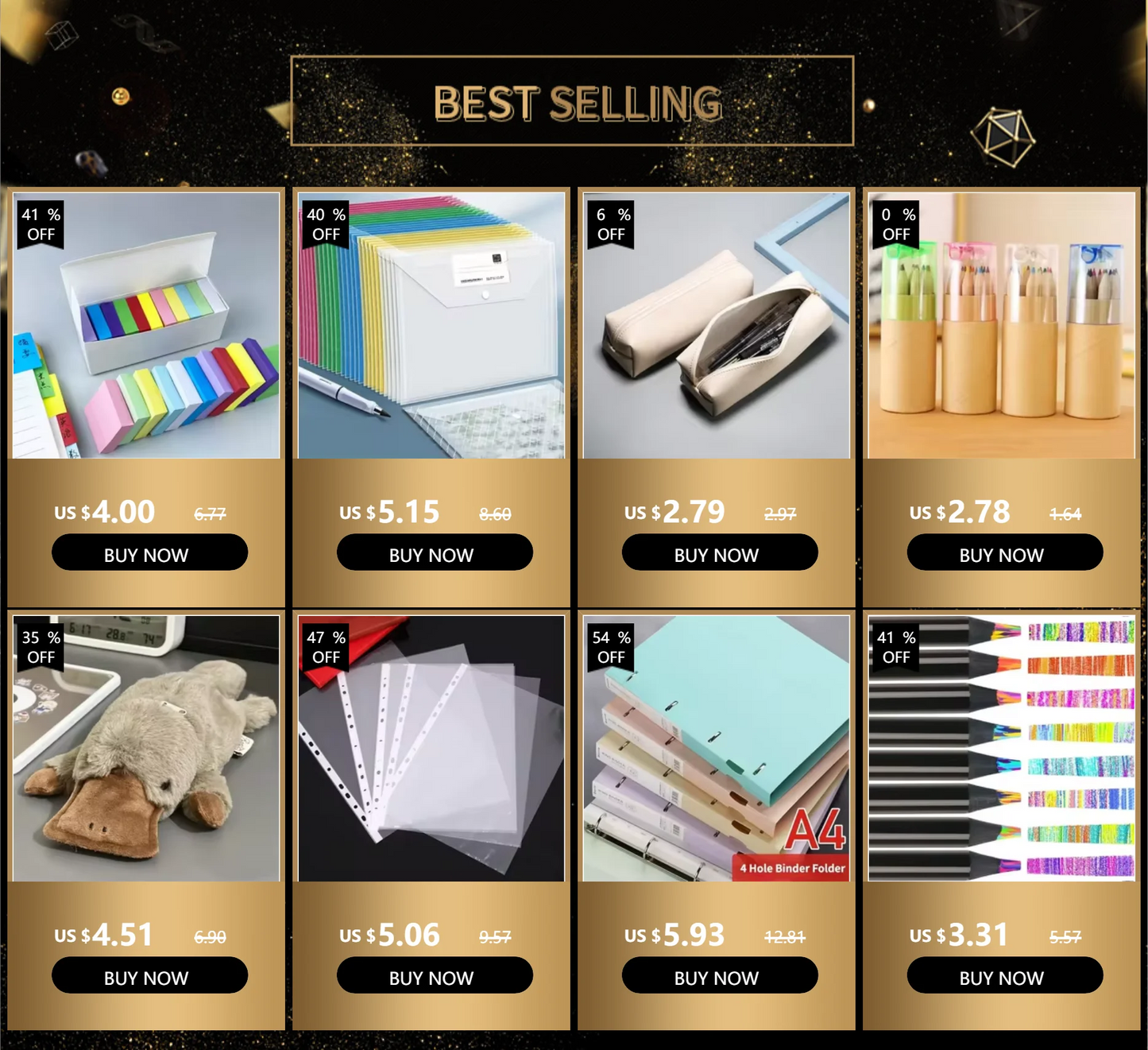 Classeur à Anneaux 4 Trous – Porte-Documents Étanche | Couleurs Morandi | Fournitures Bureau & École