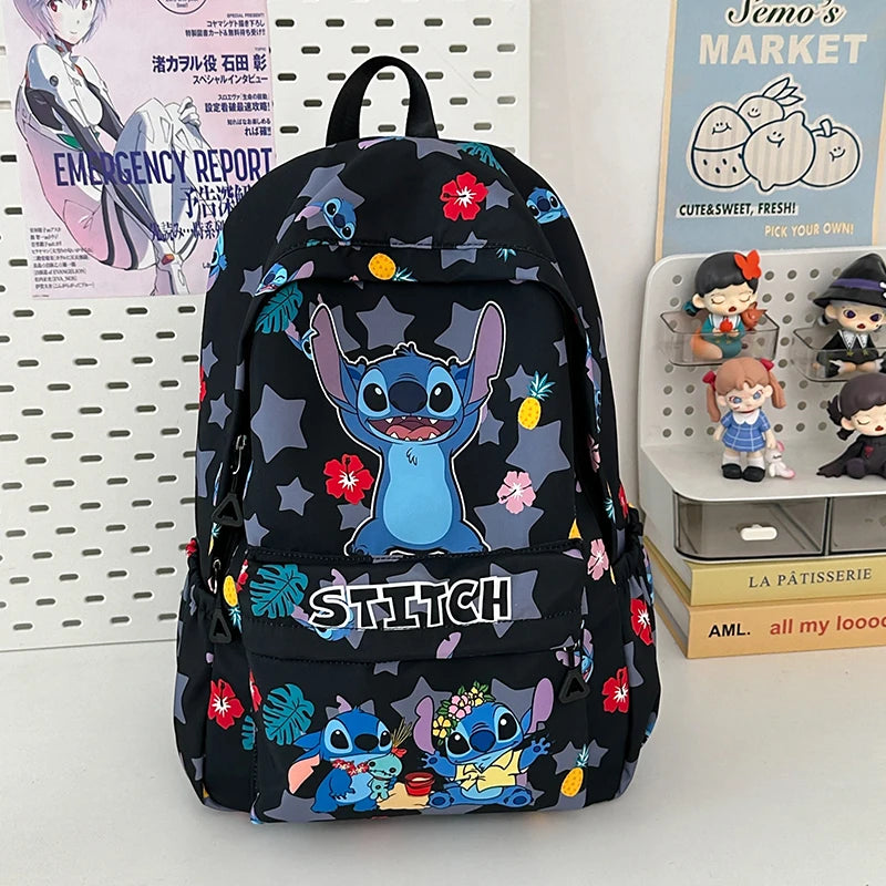 Sac à Dos Cartoon Stitch – Grande Capacité | Léger et Durable en Nylon