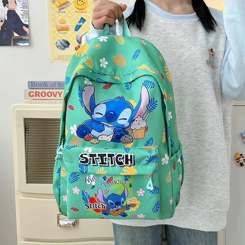Sac à Dos Cartoon Stitch – Grande Capacité | Léger et Durable en Nylon