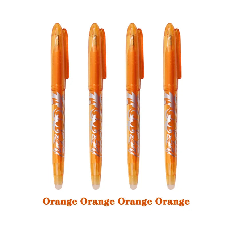 Lot de 4 ou 8 Stylos Gel Effaçables – Pointe 0,5 mm | Couleurs Vives pour Écriture, Dessin et Peinture