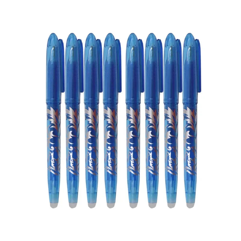 Lot de 4 ou 8 Stylos Gel Effaçables – Pointe 0,5 mm | Couleurs Vives pour Écriture, Dessin et Peinture