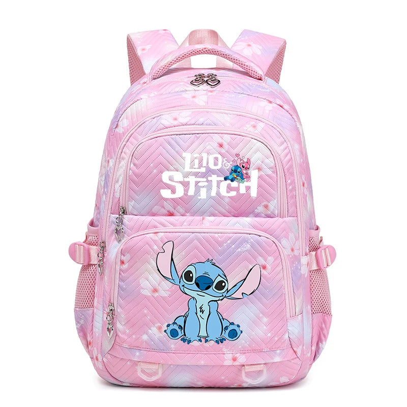 Sac à Dos Stitch Grande Capacité – Léger & Imprimé Anime | Pour Filles & Femmes